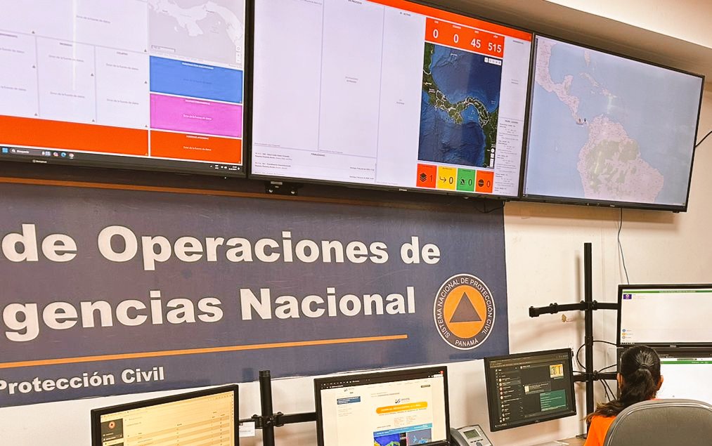 Sinaproc eleva alerta amarilla en siete provincias y la comarca Emberá-Wounaan.